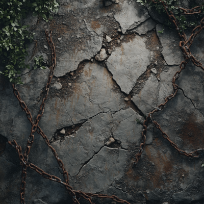 Cracked Concrete Floor