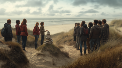 Serene Coastal Gathering