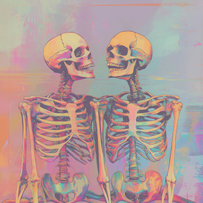 Dreamy Skeleton Friends