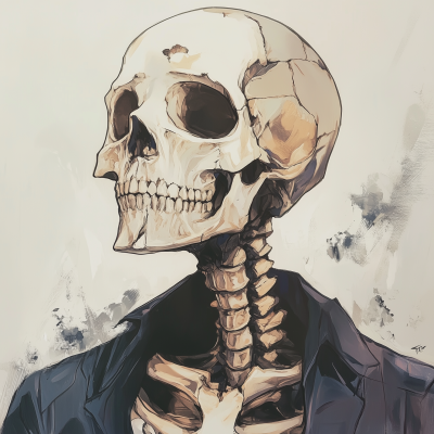 Anime Skeleton Portrait