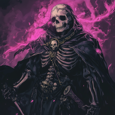 Gritty Skeleton Portrait