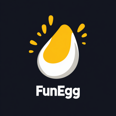 Modern Party Egg Logo
