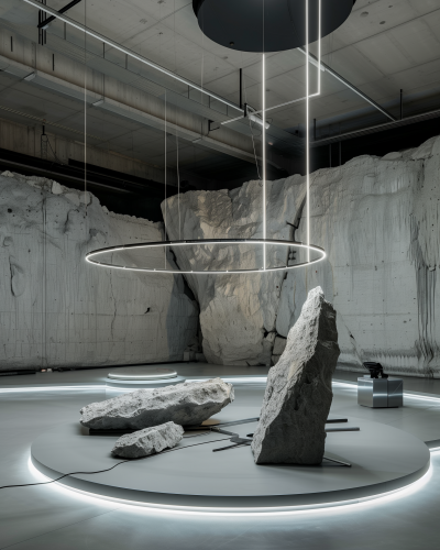 Minimalist Art Installation
