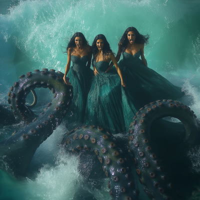 Surreal Sirens on Octopus