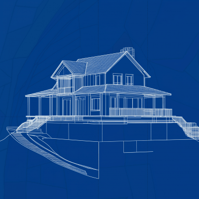 3D House Blueprint
