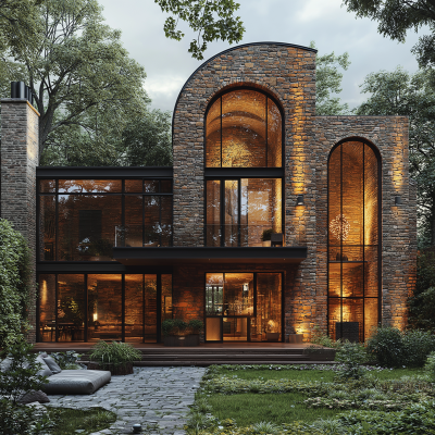 Contemporary Cathedral House Design