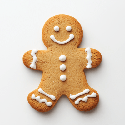 Gingerbread Man Cookie