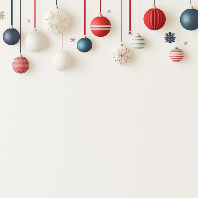 Christmas Ornament Background