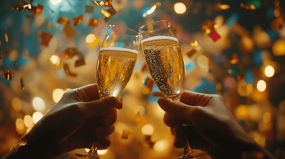 New Year Celebration Toast