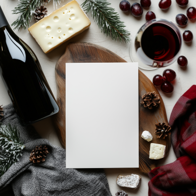 Christmas Party Invitation Mockup