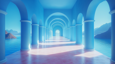 Dreamlike Colonnade