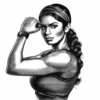 Powerful Woman Gesture