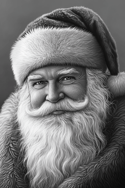 Elegant Santa Claus Portrait