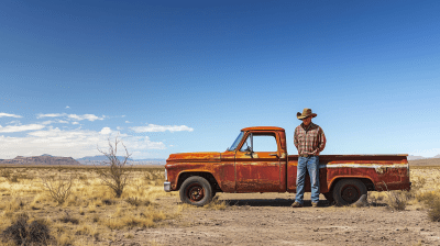 Lonesome Cowboy with Chevy Apache