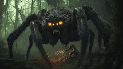 Menacing Forest Spider
