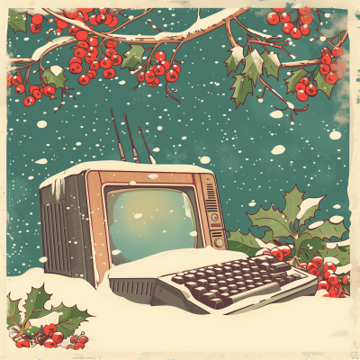 Vintage Christmas Poster
