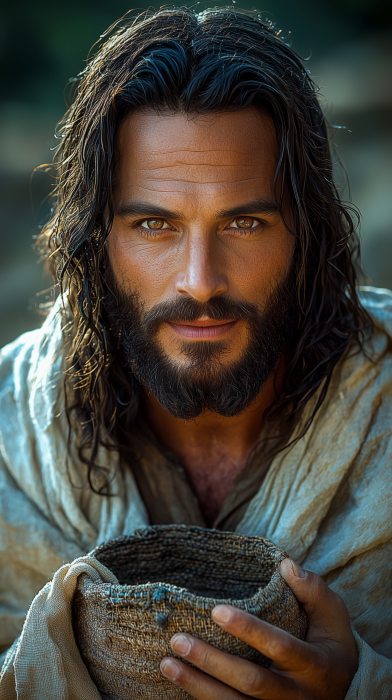 Photorealistic Portrait of Jesus