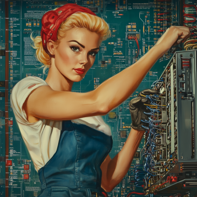 Empowered Woman in Technology