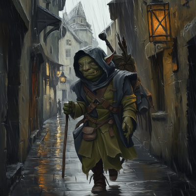 Whimsical Goblin Adventurer