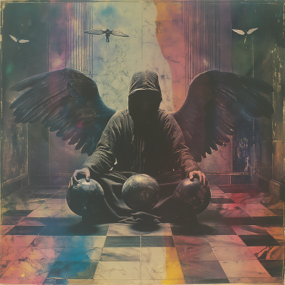 Angel with Spheres
