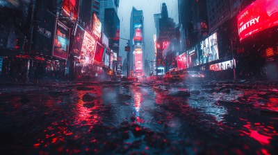 Dystopian Times Square