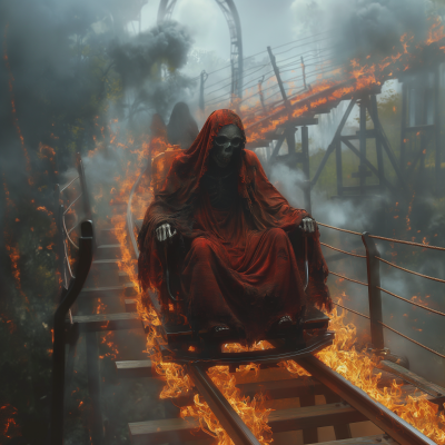 Grim Reaper on a Roller Coaster