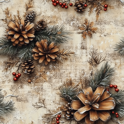 Rustic Christmas Pattern