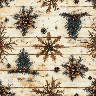 Rustic Christmas Pattern