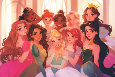 Disney Princess Sorority Girls
