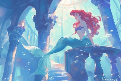 Sketch of Princess Ariel