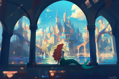 Sketch of Princess Ariel