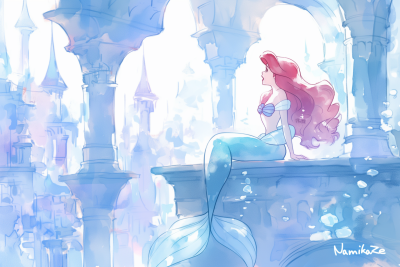 Sketch of Princess Ariel