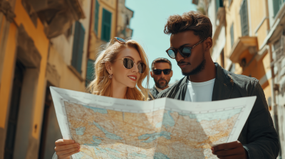 Couple Exploring Italy