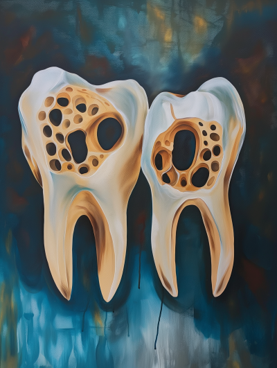 Surreal Molar Teeth
