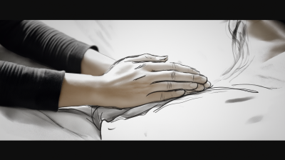 Simple Pencil Sketch of a Hand