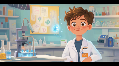 Colorful Cartoon Scene