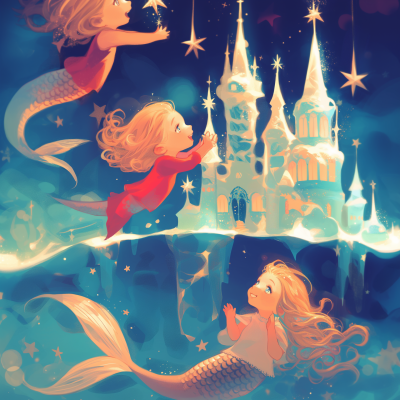 Mermaid Party at the Ice Castle