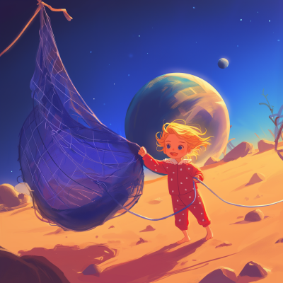 Brave Emily and Triton