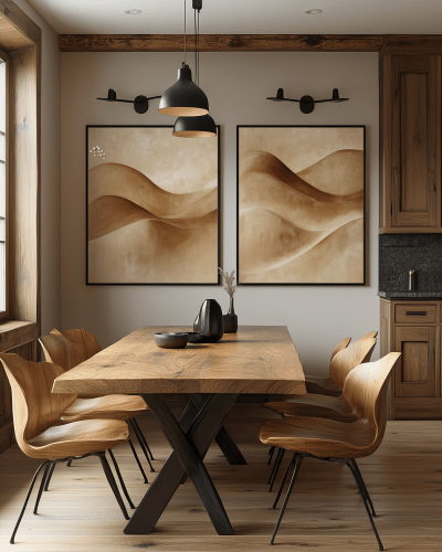 Abstract Sand Dunes Art