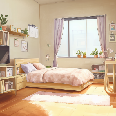 Cozy Girl’s Bedroom