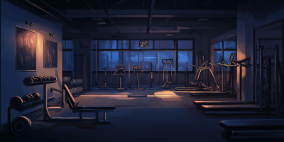 Gym Interior Illustration