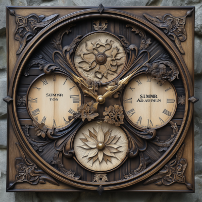 Elegant Antique Clock