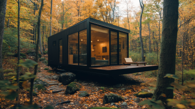 Modern Tiny House in Nature