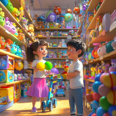 3D Pixar Style Cover Page
