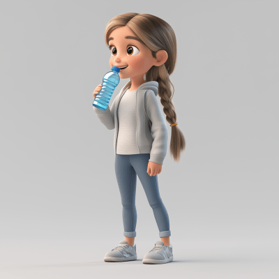 Pixar Style Portrait of an Eleven