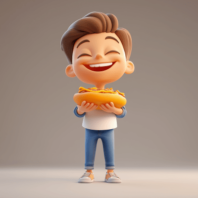 Playful 3D Character