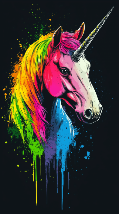 Vintage Unicorn Design