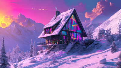 Trippy Ski Lodge