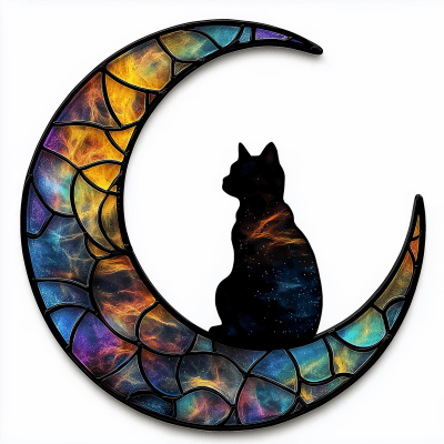 Dreamy Cat Suncatcher