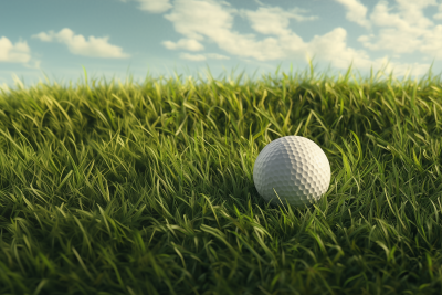 Golf Ball in Grass